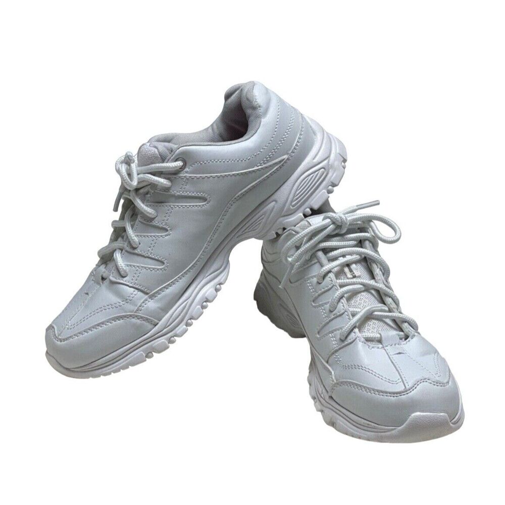 AVIA Size 8W Sintetico WMA146ES013 Memory Foam Insoles White Athletic Sneaker